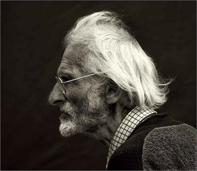 Alan Turner - White haired man in profile.jpg